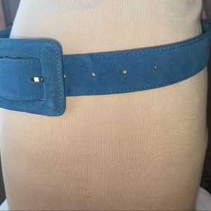 Blue Suede Belt